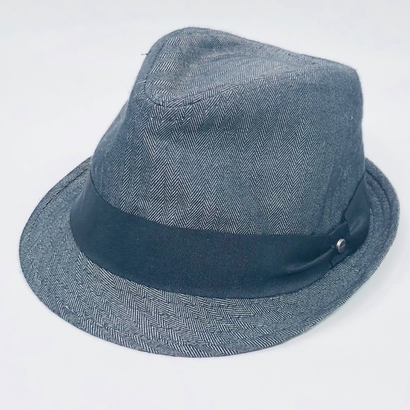Stetson All American Fedora S-M Gray Herringbone - Picture 1 of 7